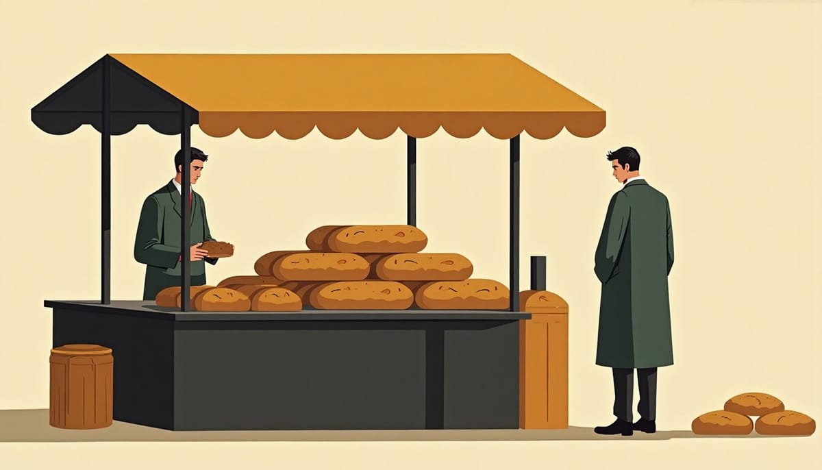 A bread stall